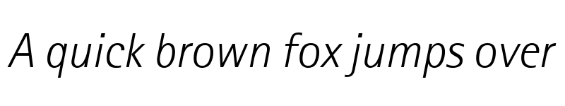 Preview of RotisSansSerif Light Italic