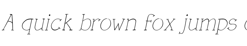 Preview of Rough LT Light Italic