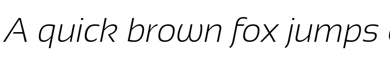 Preview of Sansation Light Light Italic