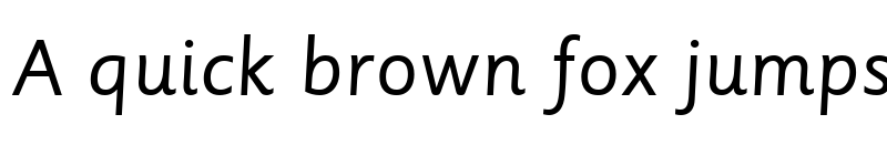 Preview of SassoonPrimary RomanItalic