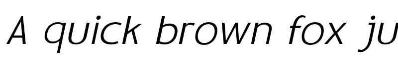 Preview of Satrio Thin Italic