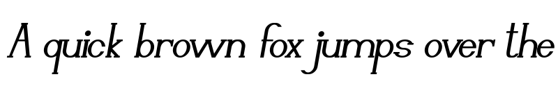 Preview of Scathing Brush Italic