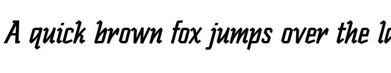 Preview of Scriptek Italic Regular