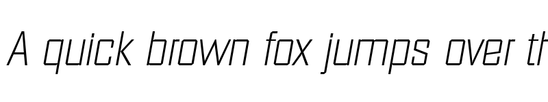 Preview of SeanBecker-ExtraLight Italic