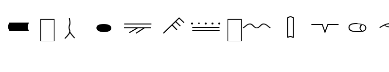 Preview of SedimentaryFont Regular