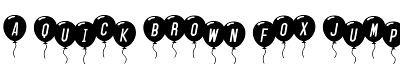 Preview of SF Balloons Italic