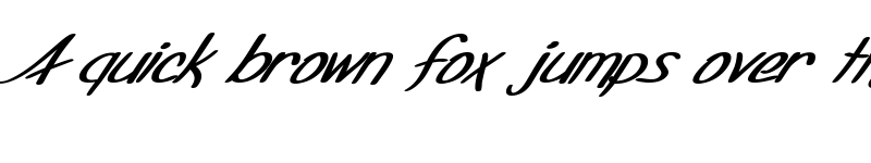 Preview of SF Foxboro Script Extended Bold Italic