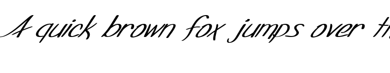 Preview of SF Foxboro Script Extended Italic