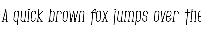 Preview of SF Gothican Italic