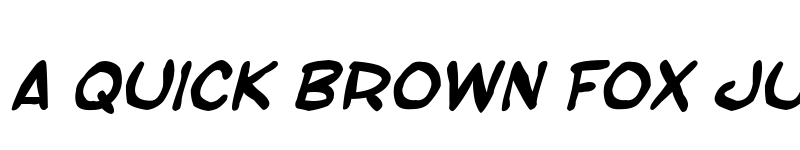 Preview of SF Toontime Blotch Bold Italic