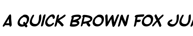 Preview of SF Toontime Bold Italic