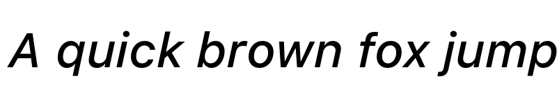 Preview of SF UI  Text Medium Italic