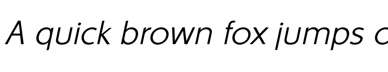 Preview of SharnayExtralight Italic