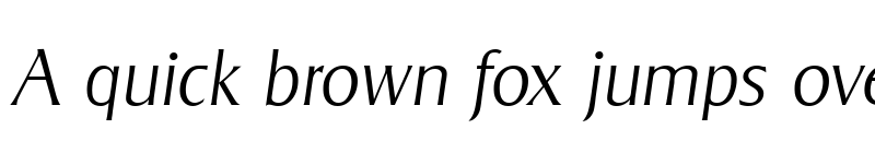 Preview of Sigvar-Serial-ExtraLight RegularItalic