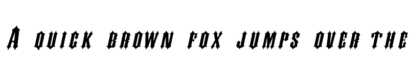 Preview of SlayerExtended Italic