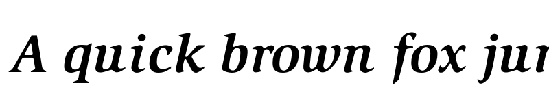 Preview of Slimbach Bold Italic