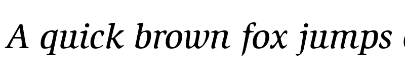 Preview of Slimbach LT Medium Italic