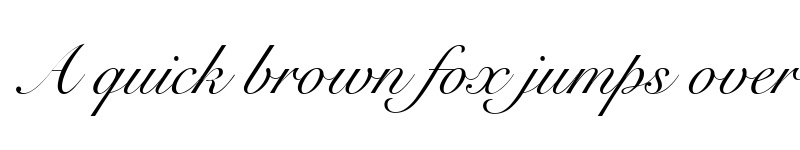 Preview of SnellRoundhand Script Italic