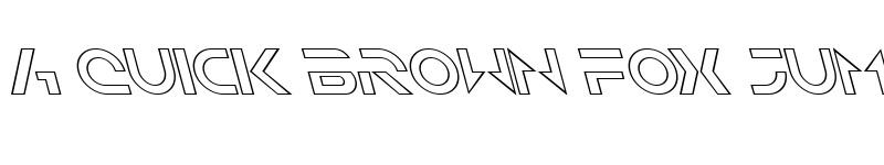 Preview of Solar Sailer Outline Italic