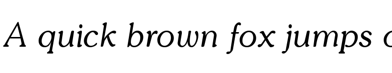 Preview of Soutane Italic