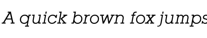 Preview of SquareSerif Italic