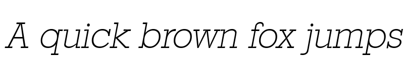 Preview of Stafford-Serial-ExtraLight RegularItalic