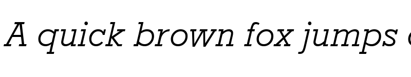 Preview of StaffordLH Italic