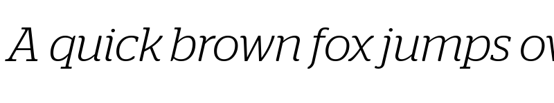 Preview of Stag Light Italic
