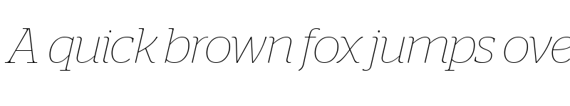 Preview of Stag Thin Italic