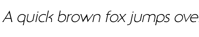 Preview of Staid Gothic Light Italic