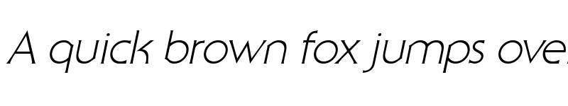 Preview of StaidGothicLight Italic