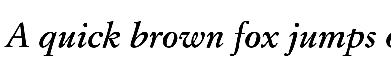 Preview of Stempel Garamond RomanOsF Bold Italic