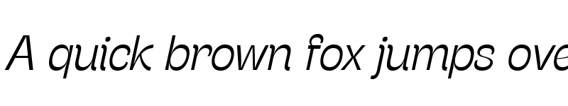 Preview of Stinger Light Italic