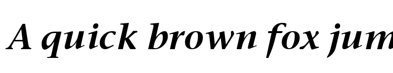 Preview of Stone Serif Semi Bold Italic