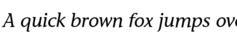 Preview of StoneInforEF Medium Italic