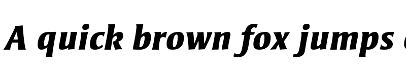 Preview of Strayhorn MT OsF Extra Bold Italic