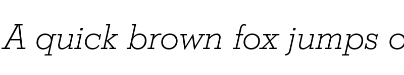 Preview of Stymie Light Italic