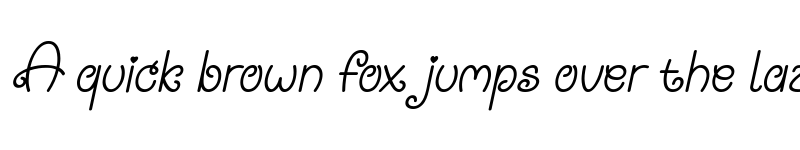 Preview of Sweet Gracia Italic