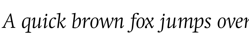 Preview of SwiftEF Light Italic