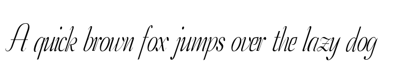 Preview of Tango-Condensed Italic