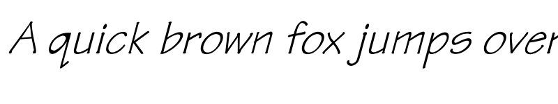 Preview of Tekton italic Italic