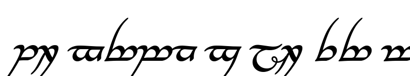 Preview of Tengwar Annatar Alt Bold Italic