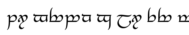 Preview of Tengwar Annatar Alt Regular