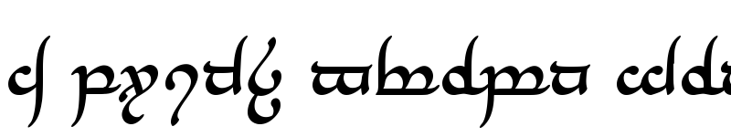 Preview of Tengwar Annatar Bold