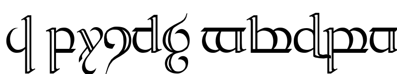 Preview of Tengwar Quenya-2 Regular