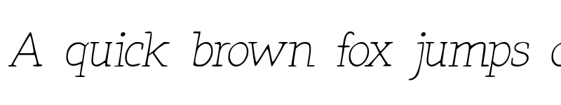 Preview of Tex Writer Light Italic