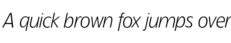 Preview of TFForever Light Italic