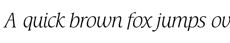 Preview of TFHabitat Italic