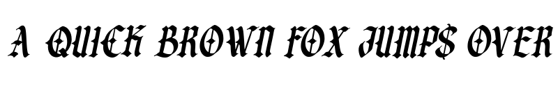 Preview of The Crookus Italic