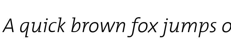 Preview of The Mix Light- Italic